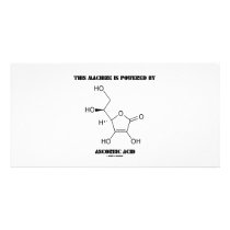 This Machine Is Powered By Ascorbic Acid (Vit. C) Custom Photo Card
