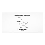This Machine Is Powered By Ascorbic Acid (Vit. C) Custom Photo Card