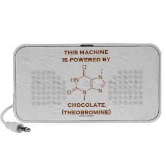 This Machine Is Powered By Chocolate (Theobromine) Travel Speaker