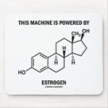 This Machine Is Powered By Estrogen (Molecule) Mouse Pad