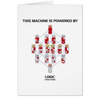 This Machine Is Powered By Logic (Hasse Diagram) card
