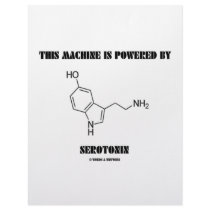 This Machine Is Powered By Serotonin (Chemistry) letterhead by wordsunwords This Machine Is Powered By Serotonin (Chemistry) letterhead