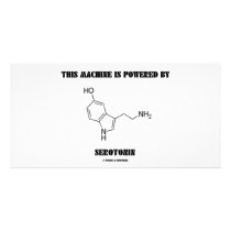 This Machine Is Powered By Serotonin (Chemistry) photo cards by wordsunwords This Machine Is Powered By Serotonin (Chemistry) photo cards