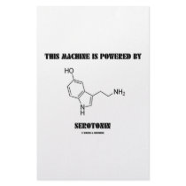 This Machine Is Powered By Serotonin (Chemistry) stationery