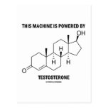 This Machine Is Powered By Testosterone (Molecule) Postcard