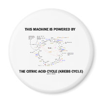 This Machine Is Powered By The Citric Acid Cycle Refrigerator Magnet