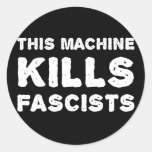 This Machine Kills Fascists Sticker set | Zazzle