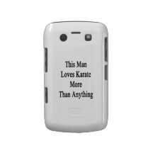 This Man Loves Karate More Than Anything Blackberry Bold Case