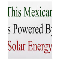 This Mexican Is Powered By Solar Energy Letterhead