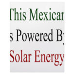 This Mexican Is Powered By Solar Energy Letterhead