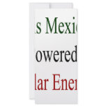 This Mexican Is Powered By Solar Energy rack cards