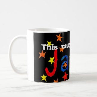 'This mug belongs to James' mug mug