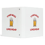 This Mug Loves Head 3 Ring Binder