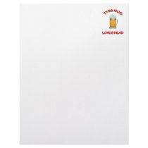This Mug Loves Head Personalized Letterhead