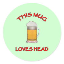 This Mug Loves Head Stickers