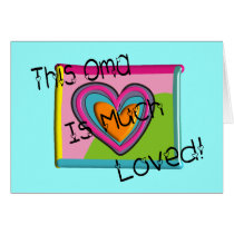 This OMA Much LOVED Card