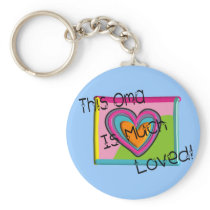 This OMA Much LOVED Key Chain