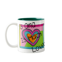 This OMA Much LOVED Mugs