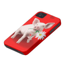 This Pig's in Love iPhone 4 Case