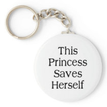 This Princess Saves Keychains