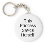 This Princess Saves Keychains