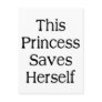 This Princess Saves Postcards