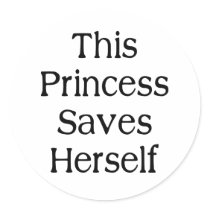 This Princess Saves Stickers