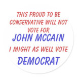 This Proud to Be Conservative will... - Customized Sticker