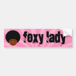 This sassy vixen is too much woman for you bumper stickers
