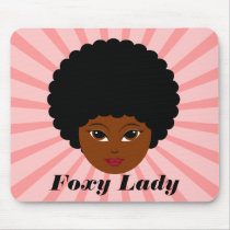 This sassy vixen is too much woman for you mousepads