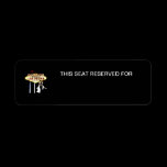 THIS SEAT RESERVED FOR LAS VEGAS WEDDING  Label labels
