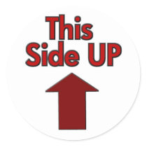 This Side Up stickers by TheStampStore This Side Up stickers
