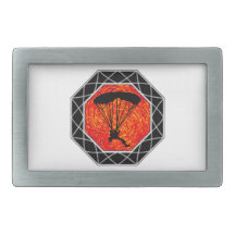 THIS SKYDIVING SET RECTANGULAR BELT BUCKLE