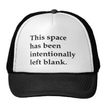 This Space Blank Hat
