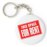 This Space For Rent keychains