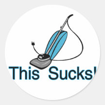 This Sucks Vaccuum Cleaner Sticker