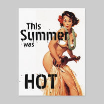 This summer was HOT postcards