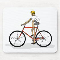 This Tall Boy Loves Bikes mousepads