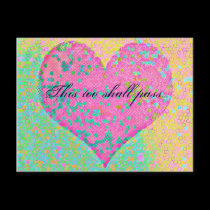 This too shall pass postcards
