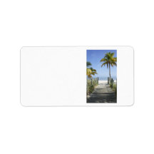 This way to paradise personalized address labels