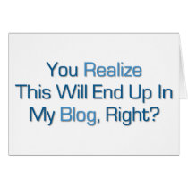 This will end up in my Blog Card