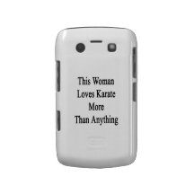 This Woman Loves Karate More Than Anything Blackberry Bold Cases