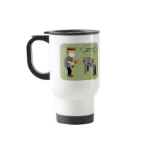 This Won't Hurt Funny Woodturning Cartoon Coffee Mug