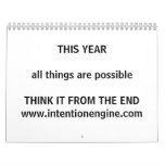 THIS YEAR - all things are possible Calendar