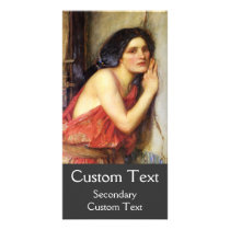 Thisbe (detail) custom photo card