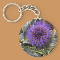 Thisle Round  Keychain keychains