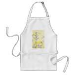 Thistle and Bee on Goldenrod aprons