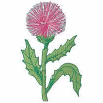 Thistle embroidered shirts