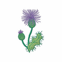 Thistle embroidered shirts