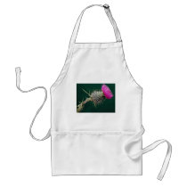 Thistle head  flowers apron